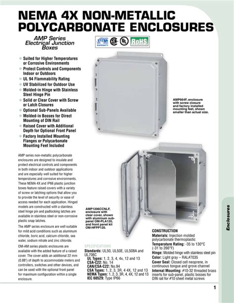 non metallic enclosure nema|nema 4x enclosure dimensions.